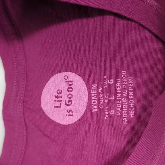 Life is Good "Go and Sea" shirt L / XL EUC - Picture 3 of 3